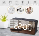 Horloge De Bureau LED DS-3658L Avec Rétroéclairage Blanc