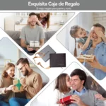 Portefeuille En Cuir Pour Homme – Design Élégant à Deux Volets – Avec Porte - Monnaie Intérieur – Porte-Cartes – Qualité Supérieure - Marron – Image 6