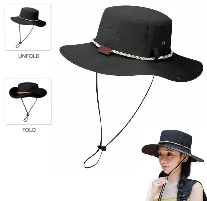 Polish_20260401_162026753.webp Chapeau D'extérieur - Séchage Rapide Et Confortable - Respirant - Protection Solaire – Image 1