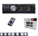 Autoradio Bluetooth – AGCCAR Spider PPLUS – MP3/FM/USB/AUX – 1 DIN avec Télécommande – Compatible 24V
