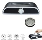 Boîte à Mouchoirs Voiture en Cuir PU Avec Montre – Support Accoudoir Élégant – Image 3