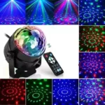 Boule Disco - Éclairage DJ - 7 Modes De Couleur - Télécommande et Musique