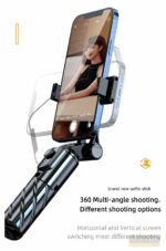 Perche à Selfie Portable Extensible Avec Trépied et Télécommande - Télescopique et Rotative - Réglable pour Smartphones – Image 7
