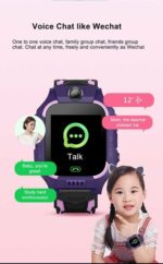 Montre Connectée Pour enfants - Bracelet Étanche avec Caméra - Appels et SOS - Réveil et Tracker - Violet – Image 5