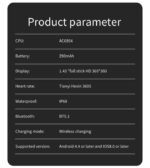 Coffret Montre Connectée Pour Homme Contient 3 Faces Et 2 Sangles - Bouton Rotatif - ECG - Bluetooth - Appels - Résistante À L'eau – Image 9