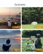 Chaise pliante -  Portable Pour Une Utilisation en Extérieur - Tissu - Avec Sac De Transport – Image 7