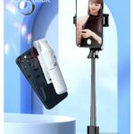 Perche à Selfie Portable Extensible Avec Trépied et Télécommande - Télescopique et Rotative - Réglable pour Smartphones