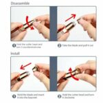 Épilateur Visage 4 en 1 Pour Femme – Indolore – Complet du Corps – Image 4