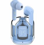 Écouteurs De Sport Sans Fil - Affichage Numérique De la Puissance à LED - Nouveau Son Stéréo - Bleu – Image 3