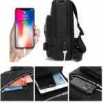 Sac à dos Antivol - Étanche - avec port de chargement USB - Multi-Poches - Homme et Femme
