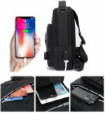 Sac à dos Antivol - Étanche - avec port de chargement USB - Multi-Poches - Homme et Femme