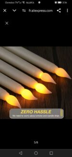 Lot De 2 Bougies Électriques LED Sans Flamme - Décoration D'intérieur – Image 8