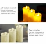 Pack de 3 Bougies Décoratives à LED - Électroniques - Sans Flamme - Cylindriques – Image 10