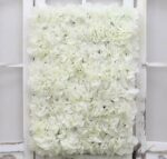 Lot de 5 Fleurs Artificielles - Décoration De Mariage Romantique Pour Fêtes D'anniversaire et Présentation De Fleurs - 40 x 60 Cm - Blanc – Image 2