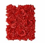 Lot de 5 Fleurs Artificielles - Décoration De Mariage Romantique Pour Fêtes D'anniversaire et Présentation De Fleurs - 40 x 60 Cm - Rouge – Image 3