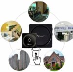 Kit De Sonnette Sans Fil – Utilisation Maison Et Bureau – 38 Tonalités – Avec 1 Récepteur – 1 Bouton Poussoir – Piles