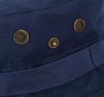 Chapeau De Soleil Pliable à Large Bord Avec Protection UV - Unisexe  Bleu – Image 6