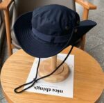 Chapeau De Soleil Pliable à Large Bord Avec Protection UV - Unisexe  Bleu – Image 7