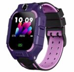 Montre Connectée Pour enfants - Bracelet Étanche avec Caméra - Appels et SOS - Réveil et Tracker - Violet