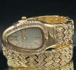 Montre De Luxe BVLGARI Pour Femme - Acier Inoxydable De Qualité Supérieure - Résistante à L’eau - Gold – Image 2