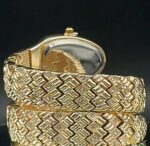 Montre De Luxe BVLGARI Pour Femme - Acier Inoxydable De Qualité Supérieure - Résistante à L’eau - Gold – Image 3