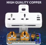 Multiprises Ldnio SC2311 - 1 Port USB-C, 2 Ports USB-A - 2 Prises De Courant - 1 Port QC3.0 20 W - Blanc – Image 7