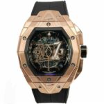 Montre Automatique De Luxe Pour Homme -  Design Creux - Résistante Á L'eau - Marron