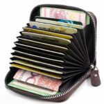 Portefeuille Homme en Cuir Synthétique Avec Fermeture Éclair - Compartiment Pour Billets et Cartes - 11 Emplacements - Haute Qualité – Image 2