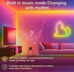 Bande lumineuse LED RGBIC - Flexible - Étanche - 5 Mètres - 5 V - Contrôlable Par Application et Télécommande – Image 9