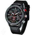 Montre Homme Xtre - Style Décontracté Et Habillé - Chronographe 7 Aiguilles - Multifonctionnelle - Lumineuse - Bracelet En Cuir – Image 7