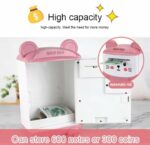 Tirelire Pour Enfants - Sécurisée - En Forme De Licorne Avec Cadenas - Rose – Image 7