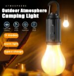 Lampe LED - 5 W - Rechargeable Pour Extérieur - 3 Mode - Avec Anneau De Fixation - Résistante À L'eau – Image 7