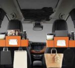 Organisateur Multifonctionnel Pour Siège Arrière De Voiture - 2 Porte-gobelets - Boîte À Mouchoirs Avec Crochet - Support Pour Téléphone – Image 6