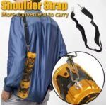 Lampe Torche Télescopique Multifonctionnelle - Rechargeable - Fonction Zoom Et Batterie Externe - Portable Avec Dragonne - Ultra-Lumineuse – Image 4