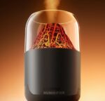 Humidificateur En Forme De Volcan - Lampe À Flamme Froide Et Mini-lumière D'ambiance Silencieuse - Pour L'aromathérapie – Image 6