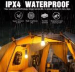 Pack De 2 Lampes LED Solaires Pour Extérieur - Rechargeables - Portables - 3 Modes D'éclairage - Résistante À L'eau – Image 7