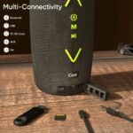 Baffle Sans Fil Étanche Avec Éclairage LED RGB - Bluetooth -  Basses Actives TWS - Son Haute Fidélité - Idéale Pour Écouter De La Musique En Extérieur - Radio FM – Image 7