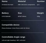 Trépied Rotatif À 360° Avec Suivi Du Visage - Rotation Automatique - Pour L'enregistrement Vidéo – Image 7