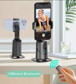 Trépied Rotatif À 360° Avec Suivi Du Visage - Rotation Automatique - Pour L'enregistrement Vidéo – Image 5