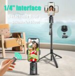 Trépied Rotatif À 360° Avec Suivi Du Visage - Rotation Automatique - Pour L'enregistrement Vidéo – Image 2