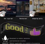 Panneau Matriciel LED USB 5 V - Flexible - Rechargeable - Motifs RVB - Graphismes Graffiti - Animation - Texte - Application Bluetooth - Télécommande – Image 10