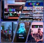 Panneau Matriciel LED USB 5 V - Flexible - Rechargeable - Motifs RVB - Graphismes Graffiti - Animation - Texte - Application Bluetooth - Télécommande – Image 9