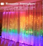 Guirlande Rideau lumineux Hauteur 3 Mètres Sur 3 Mètres - Étanche - Multicolore – Image 4