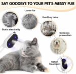 Brosse Vapeur 4 En 1 Pour Animaux - Lumière UV Pour Le Nettoyage Des Poils – Image 2