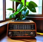 Radio FM Portable Multibande Au Design Classique - 3 Stations Musicales Pré-Enregistrées - Lecteur Bluetooth – Image 2