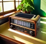 Radio FM Portable Multibande Au Design Classique - 3 Stations Musicales Pré-Enregistrées - Lecteur Bluetooth – Image 3