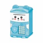 Tirelire Pour Enfants - Sécurisée - En Forme De Licorne Avec Cadenas - Bleu – Image 7