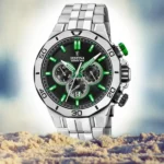 Montre Chronographe À Quartz Pour Homme Festina – Bracelet En Acier Inoxydable F20448/6 – Argent