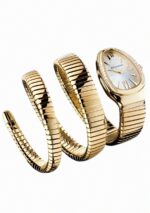 Montre De Luxe BVLGARI Pour Femme - Acier Inoxydable De Qualité Supérieure - Résistante à L’eau - Gold – Image 5