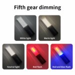 Lampe De Secours Solaire Oblivion - Portable - Crochet Rotatif À 360° - Rechargeable Par USB Et Base Magnétique - Puissante - Résistante À L'eau – Image 5